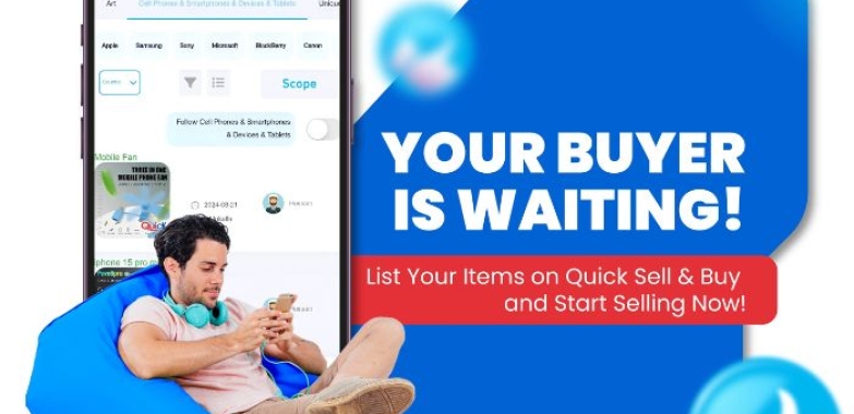 Advertise for free with Quick Sell and Buy. Join us for Free.
