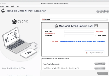 Gmail to PDF Converter Tool