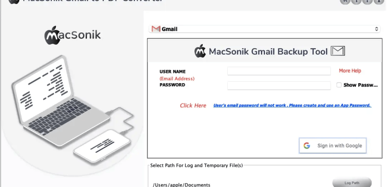 Gmail to PDF Converter Tool