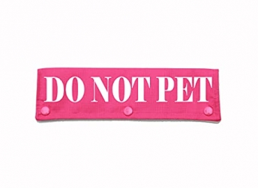 Dog Leash Sleeve DO NOT PET- NOW 3 sizes Options- Dog Leash wrap snaps over your leash