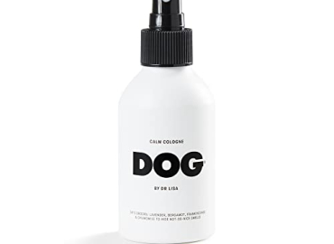 DOG by Dr. Lisa – Calm Cologne – With Lavender, Bergamot, Frankincense & Chamomile – Natural Dog Perfume – Pet Deodorant Spray – Plant-Based Essential Oils – Vegan – 4.2oz