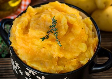 Chipotle mashed sweet potatoes