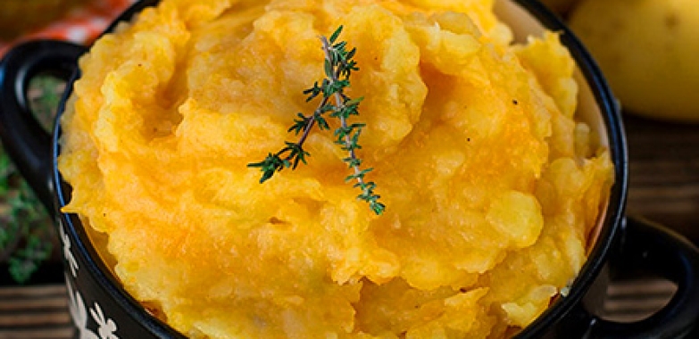 Chipotle mashed sweet potatoes