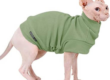 Small Dogs Fleece Dog Sweatshirt – Cold Weather Hoodies Spring Soft Vest Thickening Warm Cat Sweater Puppy Clothes Sweater Winter Sweatshirt Pet Pajamas for Small Dog Cat Puppy