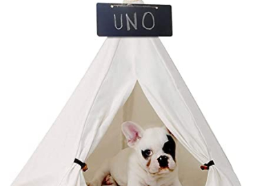 little dove Pet Teepee Dog(Puppy) & Cat Bed – Portable Pet Tents & Houses for Dog(Puppy) & Cat