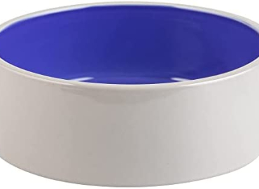 SPOT by Ethical Products- Heavy Ceramic High Gloss Dog Bowl Durable Dog Food and Water Pet Dish Stoneware Dog Bowl Cat Bowl – Small Reptile Bowl – Dishwasher Safe
