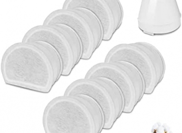 Carcent Cat Water Fountain Filter, Cat Fountain Filter Replacement with Filter Protective Case