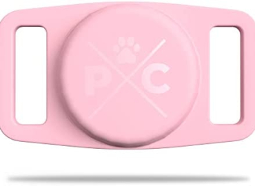 Pup Culture Airtag Dog Collar Holder, Protective Airtag Case for Dog Collar, Airtag Loop for GPS Dog Tracker, Dog Trackers for Apple iPhone, Airtag Pet, Dog Airtag Holder