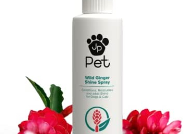 John Paul Pet Wild Ginger Shine Spray for Dogs and Cats, Soothes Conditions Moisturizes and Revitalizes Shine, Non-Aerosol, 8-Ounce