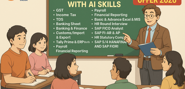 BAT and Accounting Certification Course, Update with AI Skills in 2026, by SLA Consultants Delhi, India,