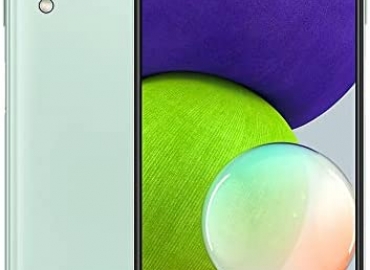 Samsung Galaxy A22 4G LTE NOT 5G 6.4″ HD+ Quad Camera 5000mAh Battery, Dual Sim GSM Unlocked Global 4G Volte (NOT VERIZON/Boost) International Model A255M (Mint, 128GB+6GB)