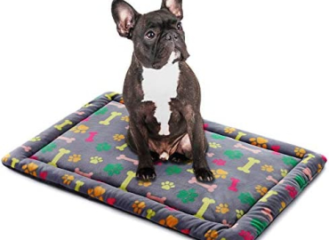 Extra Softness Pet Sleeping Mat for Small Medium Large Dogs Puppies, Non Slip Dog Bed Mat, Grey