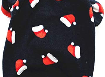 PIXRIY Warm Dog Sweater, Soft Fleece Puppy Clothes Doggie Shirt Winter Outfits Sweatshirt for Small Pets Dogs Cats Chihuahua Teddy Pup Yorkshire