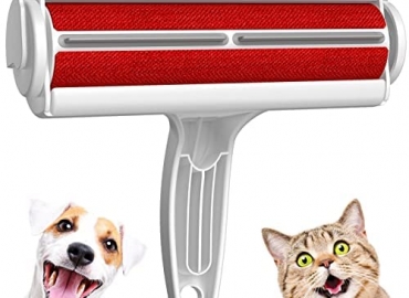 Pet Hair Remover – Reuseable Dog Hair Remover – ORDORA Pet Hair Roller – Cat Hair Remover for Couch, Furniture, Carpet and Bedding, Portable Lint Rollers for Pet Hair – Perfect Dog Fur Remover Tool