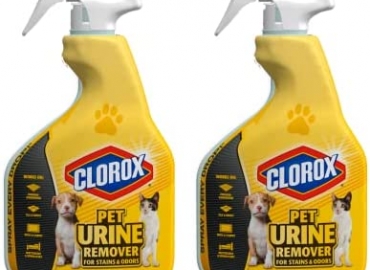 Clorox Pet Urine Remover for Stains and Odors, 24 OZ. (2 Pack)