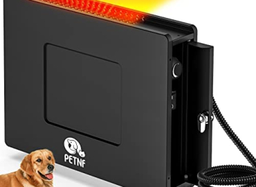 Dog House Heater for Outside Dog House,Dog Heaters with Thermostat Knob, 400W Safe Adjustable Temp Outdoor Pet Heater with 6.6FT Chew Proof Cord, Convection Heaters for Most Dog Houses, Chicken Coop