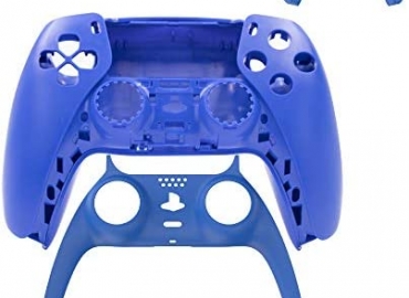 EJGAME DIY Replacement Controller Housing Shell Case Set for PS5 Controller Without Electronics(Blue)