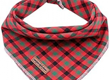 Unique style paws Dog Bandana, 1PC Washable Square Dog Scarfs for Small Medium Large Dogs Adjustable Dogs Bib Scarfs for Girl and Boy