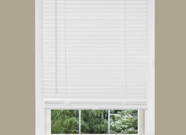 Achim GII Cordless Morning Star Light Filtering Window Blind (White, 58″ x 64″)
