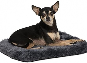 MidWest Bolster Pet Bed | Dog Beds Ideal for Metal Dog Crates | Machine Wash & Dry
