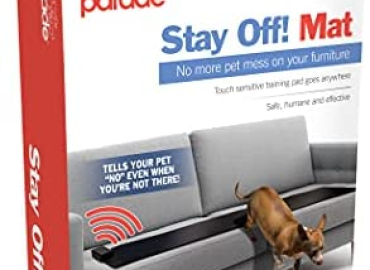 Pet Parade Stay Off! Mat – Indoor Pet Training Sonic Repellent for Dogs and Cats, Browns, 1 Count (Pack of 1)