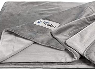 PetFusion Premium Dog Blanket, Cat Blanket. Ultra Soft Pet Blanket (Plush, Quilted) & Colors (Grey, Brown). Perfect Blanket for Small Dogs & Large Dogs. 12 Month Warranty