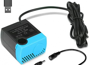 SanKlev SP-400LV Cat Water Fountain Pump,USB Replacement Pump for Pet Drinking Fountains Compatible with Ceramic, Butterfly,Seaside and Multi-Tier Pet Fountains(No AC Adapter)