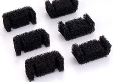 Comsmart Cat Fountain 6 Sponge Filters Replacement, Pet Dog Fountain Sponge Foam Filters for Round and Cubic Stainless Steel Top Cat Water Fountain Automatic Drinking Water Dispenser