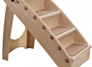 Pet Stairs – Safe and Durable Indoor or Outdoor Ramp with 4 Step Design
