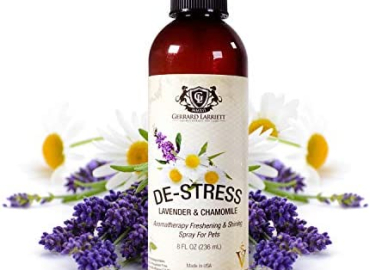 Lavender & Chamomile Aromatherapy Freshening & Shining Spray For Pets, Dog Grooming Spray & Pet Odor Eliminator – 8 FL OZ (236 mL)