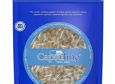 Capsuline Size 3 Empty Chicken Flavored PetCaps for Cats of All Life Stages – 100 Count – Empty Pill Capsules to Hide Medicine Taste and Scent