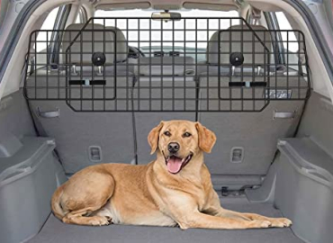 Gtongoko Adjustable Dog Car Barriers for SUV,Vehicles,Cars,Heavy Wire Mesh Universal Vehicle Separator,Pet Compartment Door in Cargo Area of Vehicle Trunk