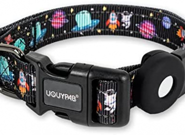 Sunflower Dog Collar for Dogs,Reflective Pet Collar Adjustable Dog Collars with Air Tag Holder for Small Medium Large Dogs