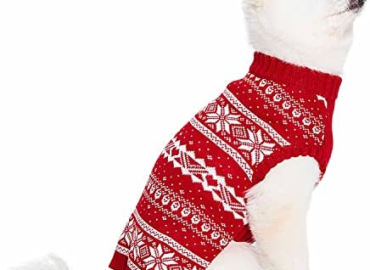 Blueberry Pet 8 Patterns Christmas Family Sweaters for Dog, Matching Sweaters for Men Women Available Separately