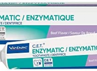 Virbac CET Enzymatic Toothpaste| Eliminates Bad Breath by Removing Plaque and Tartar Buildup | Best Pet Dental Care Toothpaste