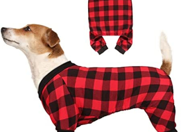 Dog Fleece Sweater Buffalo Plaid Dog Sweater Dog Clothes Small Dog Sweater Soft Thickening Warm Puppy Clothes Sweaters for Dogs Girl & Boy