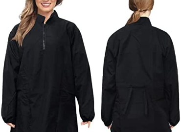 Gliitatu Dog Grooming Smock Barber Jackets for Women Men Pet Cat Groomer Smock Hairdresser Smock Apron Long Sleeve
