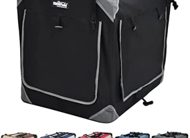 EliteField 3-Door Folding Soft Dog Crate (2 Year Warranty), Indoor & Outdoor Pet Home, Multiple Sizes and Colors Available