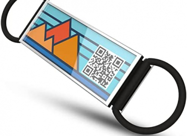 KEKID QR Code Dog Tags, Dog ID Tags Personalized, Personalized Dog Tags and Pet Tags Dog Name Tags, Free Online Pet Page Prevent Lost/Modifiable