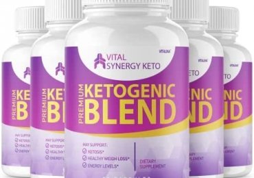 (5 Pack) Vital Synergy Keto Premium Ketogenic Blend, Original Vital Synergy Keto Pills Formula, 5 Bottles, 5 Month Supply (300 Capsules)