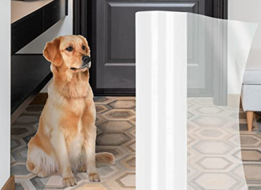 BNOSDM Door Protector from Dog Scratching, 118 x 8/197 x 12/118 x 16 Inch Clear Door Scratch Protector, Flexible Dog Cat Anti-Scratch Guard for Furniture Window Wall