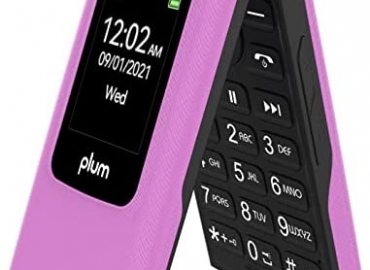 Plum Flipper 4G Volte Unlocked Flip Phone 2022 Model ATT Tmobile – Pink