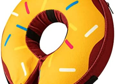Protective Inflatable Collar for Dogs and Cats – Soft Recovery Pet Cone, E-Collar Does not Impede Vision