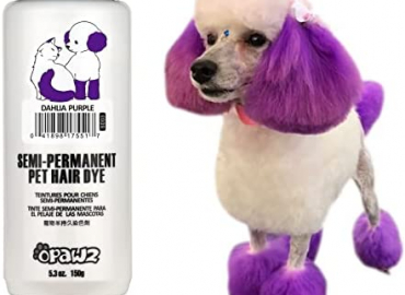 OPAWZ Semi-Permanent Dog Hair Dye, Food-Grade Pigment Dog Dye, Non-Toxic Pet Hair Dye for Dogs, Cats and All Pets Can be Bathed