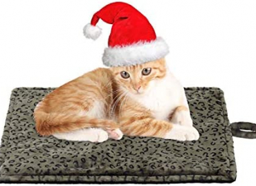 Marunda Self-Warming Cat Bed ,Super Soft Dog Bed Crate Bed Blanket, Self Heating Cat Pad, Thermal Cat and Dog Warming Bed Mat.