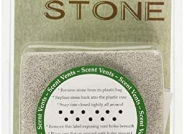 Just Scentsational Pooh Stone Scented Dog Attractant Training Device , Rust red