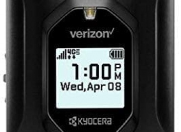 Kyocera DuraXV Extreme E4810 Verizon Rugged LTE Flip Basic Cell Phone Camera GPS Black- (Renewed)