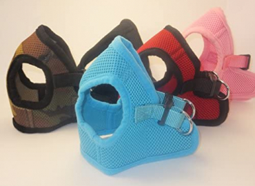Snazzi Pet Soft Mesh Comfy Step in Dog Vest Harness Small Dogs 2-16 lbs Teacup Mini Puppy