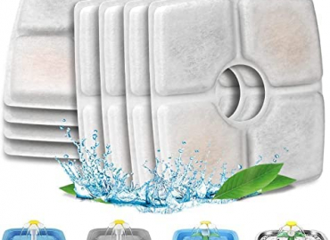 VinDox Pet Fountain Replacement Filters-Cat Fountain Carbon Filters for Venken Cat Water Fountain