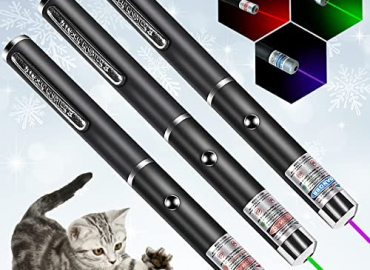MEUSNO Pointer Cat Toys for Indoor Cats, 3 Pack Pointer Pen for Cats Dogs Pet Toy Indoor Interactive Chase Cat Toy Light Pointer Pen Tease Cat Light Pointer for Cat Toys